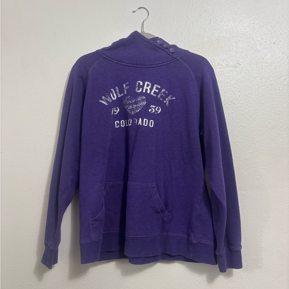 Purple Wolf Creek Colorado Hoodie